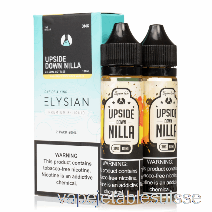 Vape Suisse à L'envers Nilla - Elysian Labs - 120ml 6mg